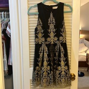 Festive Holiday Black cocktail dress - size M Altar’d State